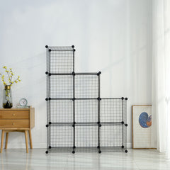 Metal Wire Storage Cubes(9 Cubes)