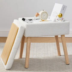 Vanity Stool with Storage(Sherpa)