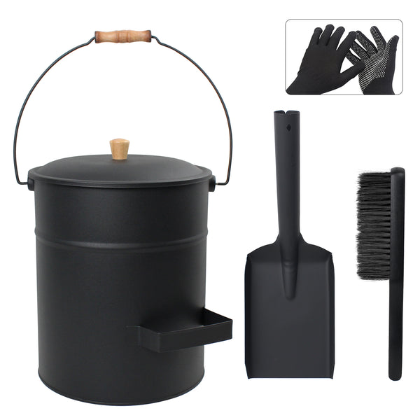 4Gallon Ash Bucket with Lid