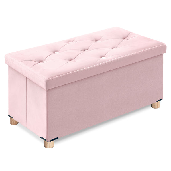 30"x15"x15" Storage Ottoman (Velvet)