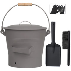 2.6Gallon Ash Bucket with Lid