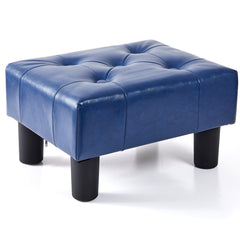 Small Foot Stool Ottoman(Faux Leather)