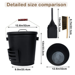 5.2Gallon Ash Bucket with Lid