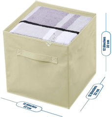 6 Pack-Foldable Storage Cube  (Gray、Black、Beige)