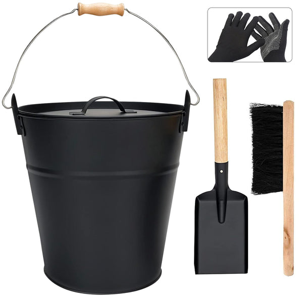 3.5Gallon Ash Bucket with Lid