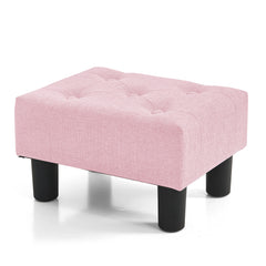 Small Foot Stool Ottoman(Linen)