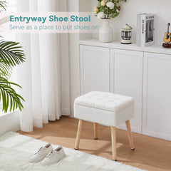 Vanity Stool with Storage(Sherpa)