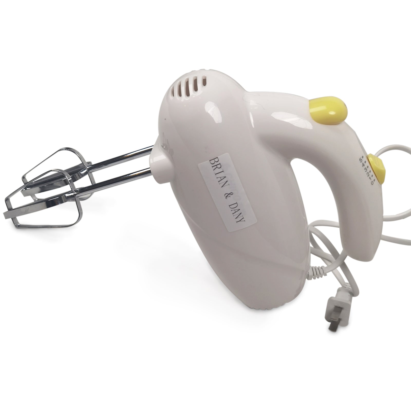 BRIAN & DANY Electric hand mixer 6-speed lightweight hand-held egg beater