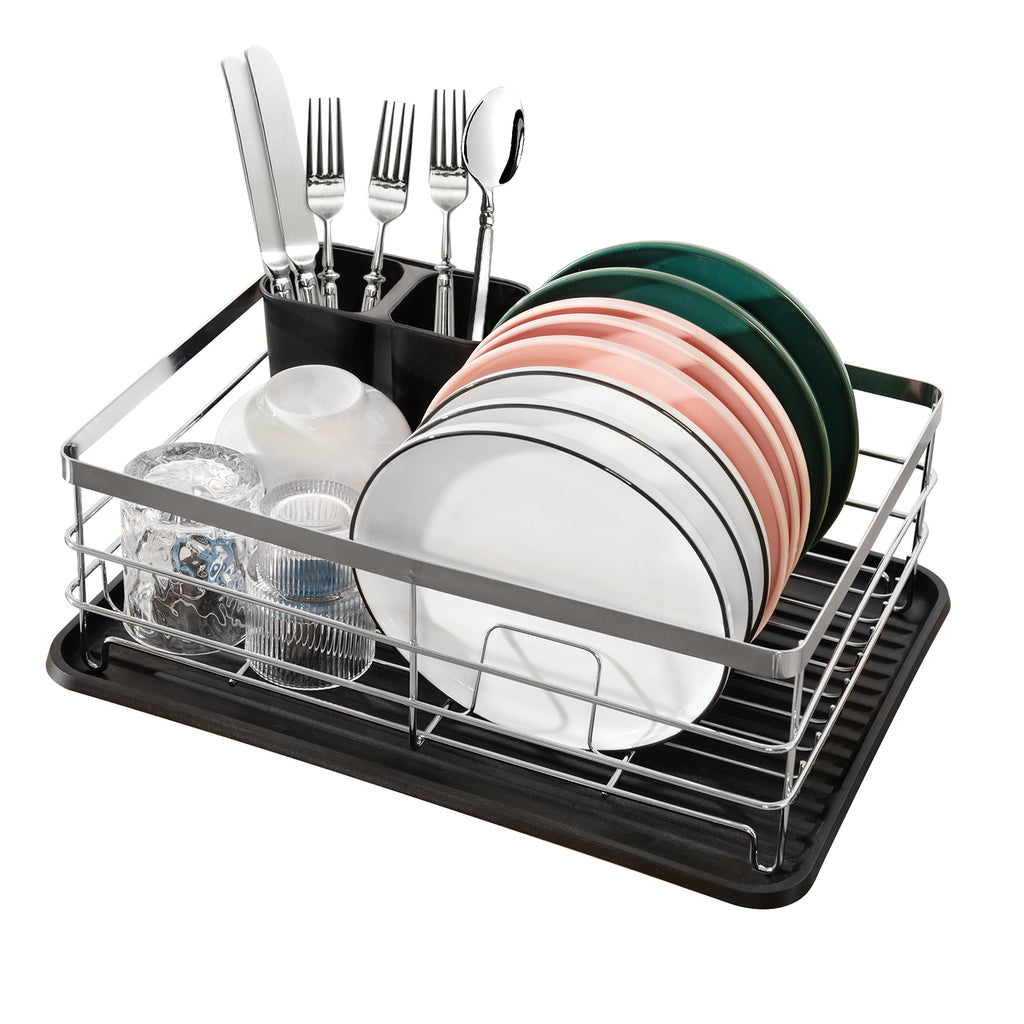 2 Tier Dish Drying Rack Dinnerware Holder Set - Plastic Classic Dish Rack  Kitchen Organization Shelf - China Rack and Dish Rack price