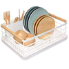 Stainless Steel Dish Drying Rack (White)