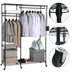 Free-standing Closet Garment Rack