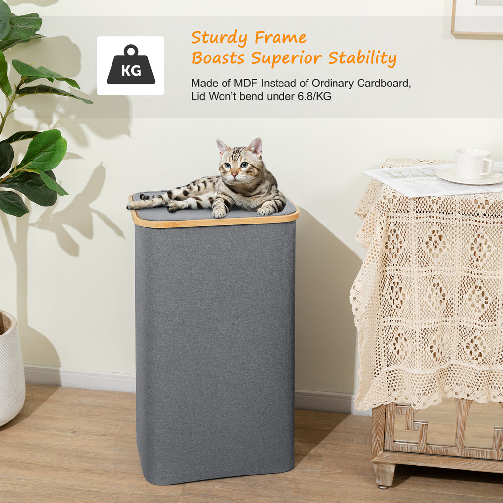 Collapsible Laundry Basket (Gray/Black/Brown/Blue) – Brian&Dany