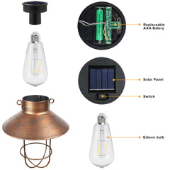 Solar Lantern (2 PCS-Copper）