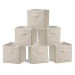 6 Pack-Foldable Storage Cube  (Gray、Black、Beige)